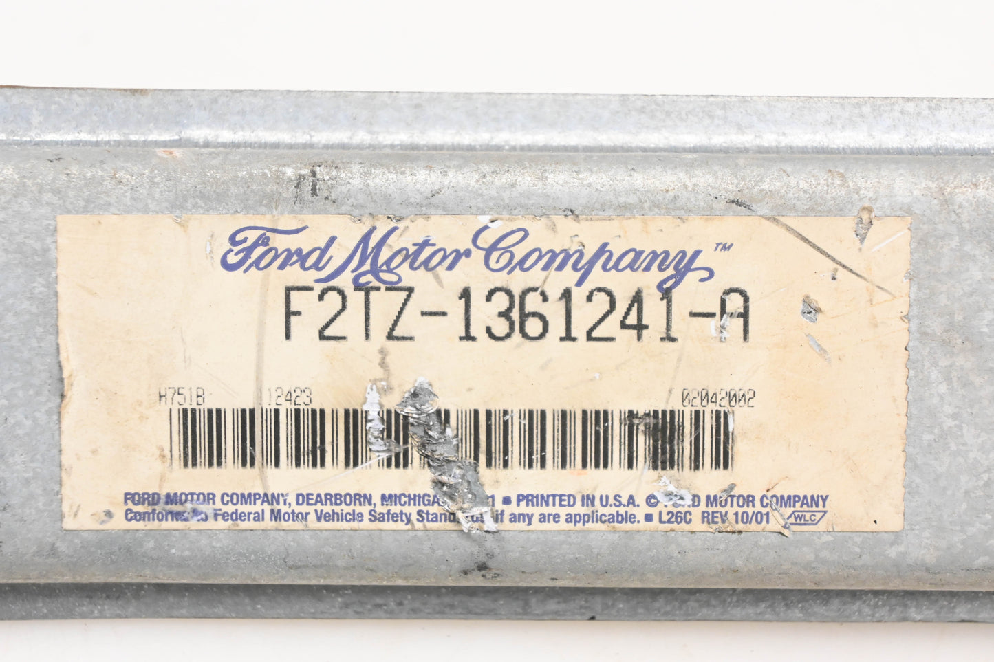 New OEM Ford F2TZ-1361241-A Left Floor Reinforcement NOS