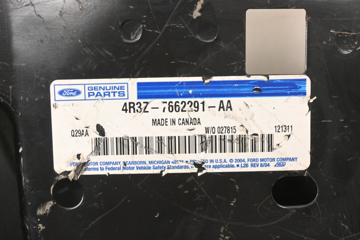 New OEM Ford 4R3Z-7662291-AA Left Rear Body Panel Reinforcement Bracket NOS