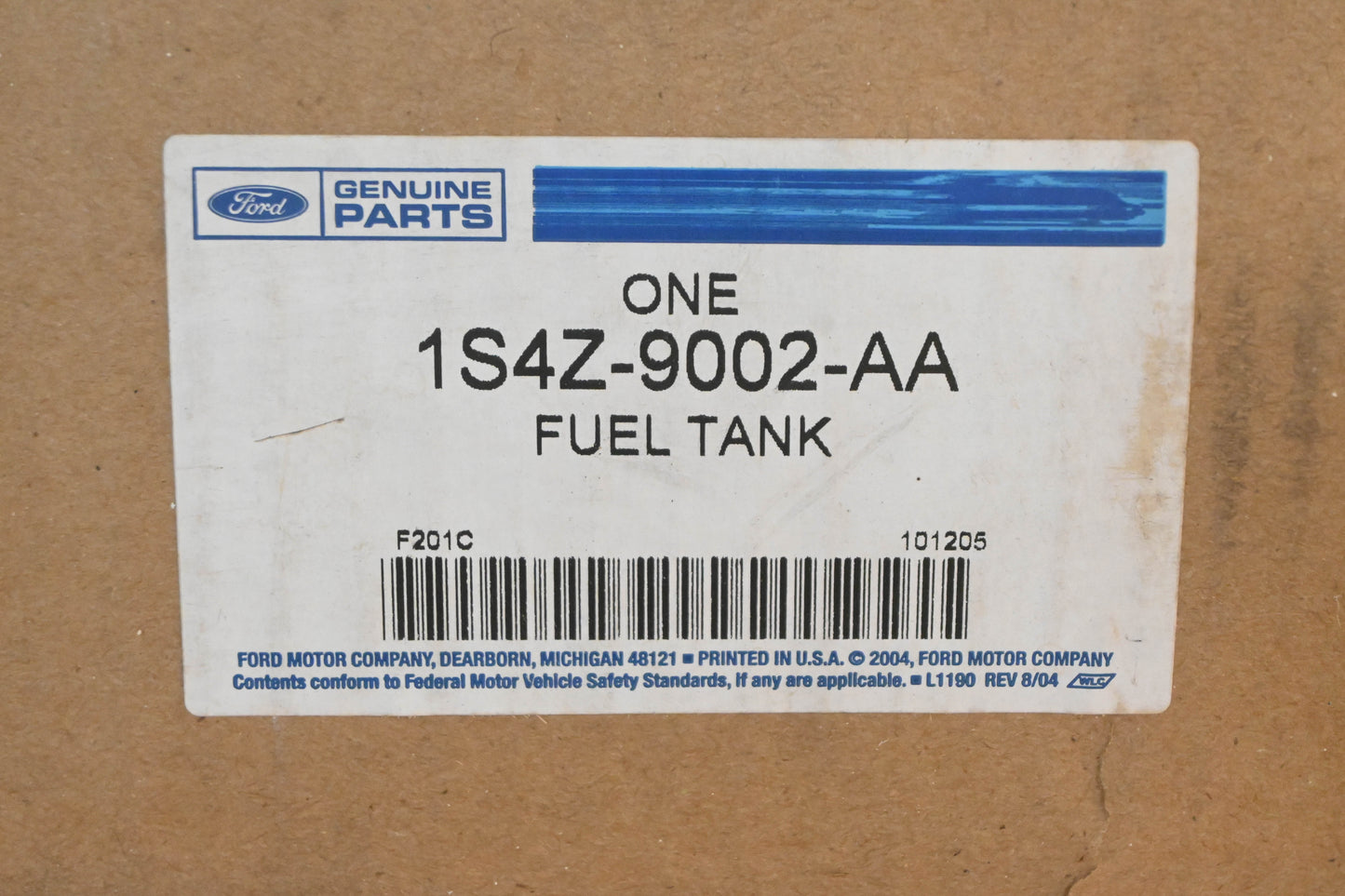 New OEM Ford 1S4Z-9002-AA Fuel Tank NOS