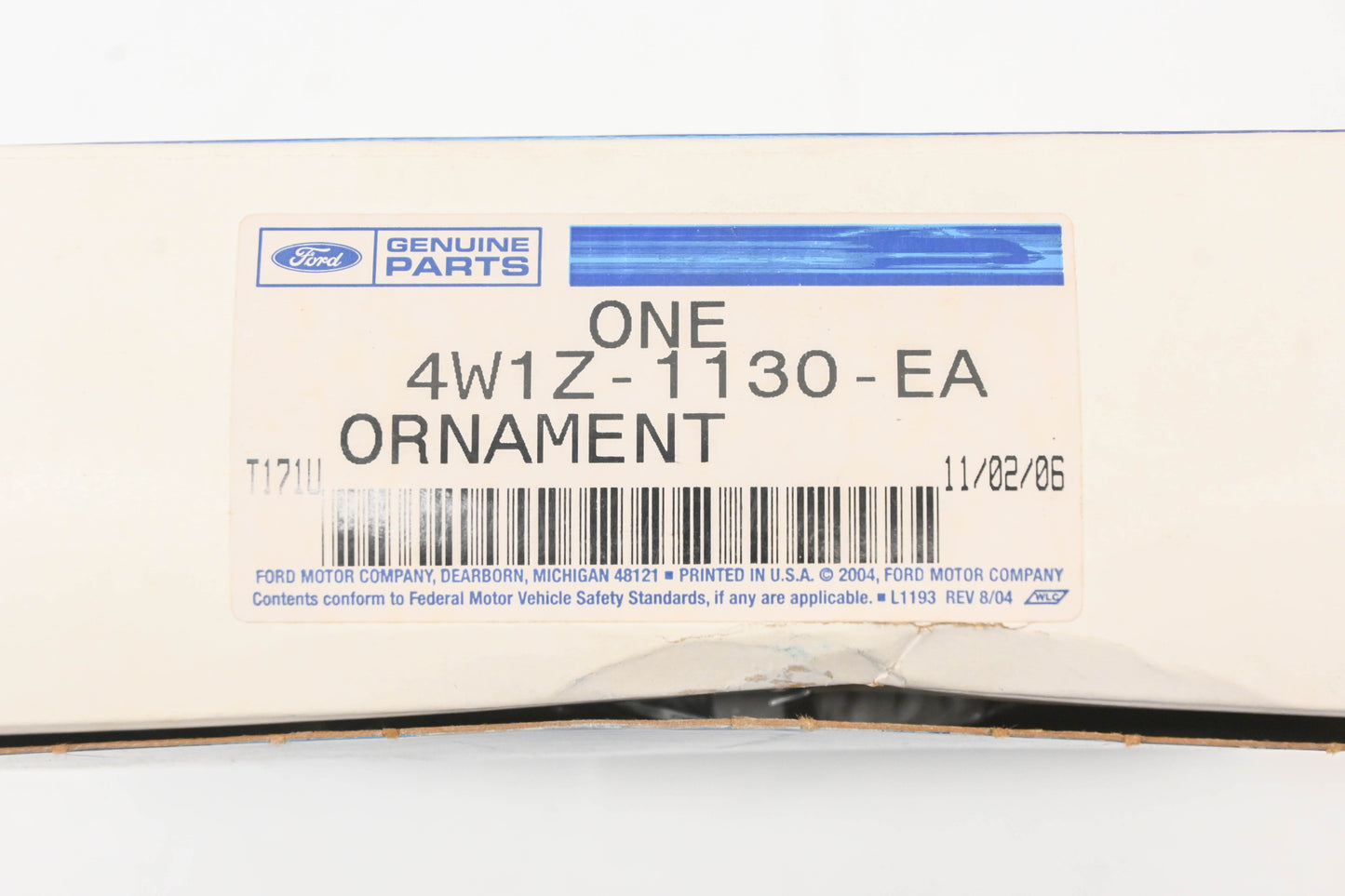 New OEM Ford 4W1Z-1130-EA Wheel Hub Center Cap NOS