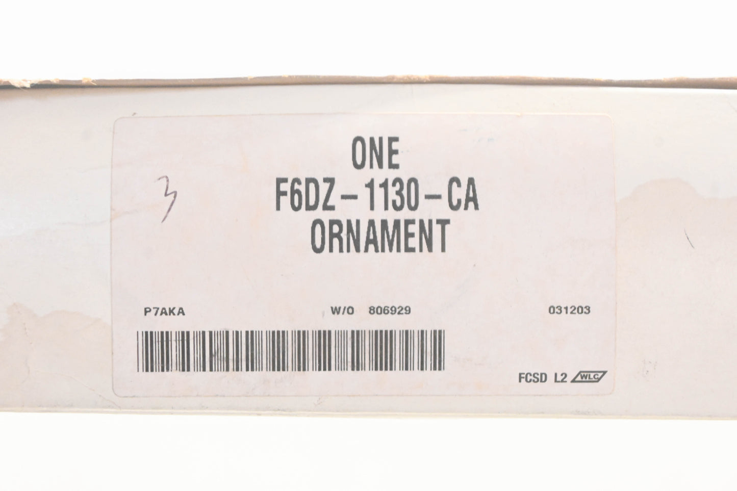 New OEM Ford F6DZ-1130-CA Wheel Hub Center Cap NOS