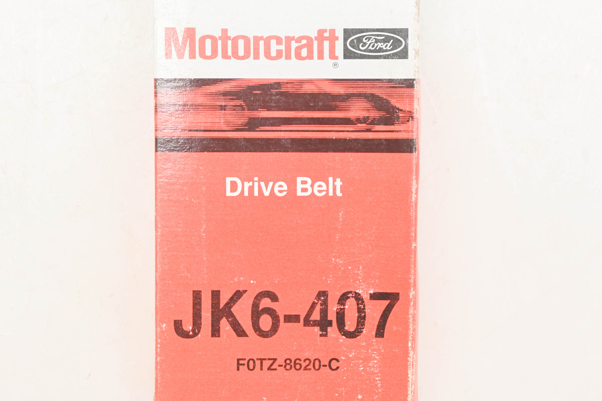 New OEM Motorcraft JK6-407, F0TZ-8620-C, JK6407 Serpentine Belt NOS