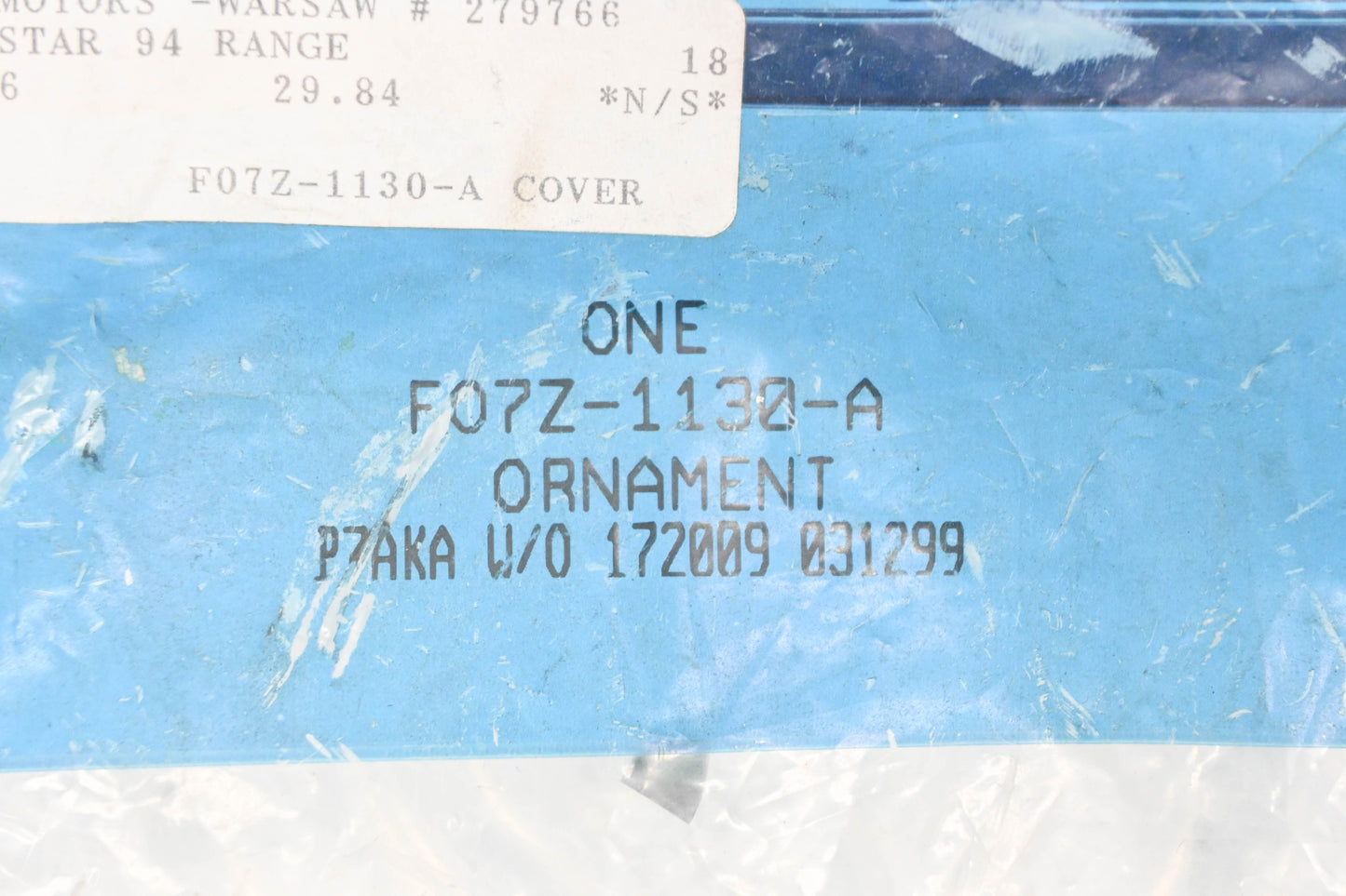 New OEM Ford FO7Z-1130-A Wheel Hub Center Cap NOS