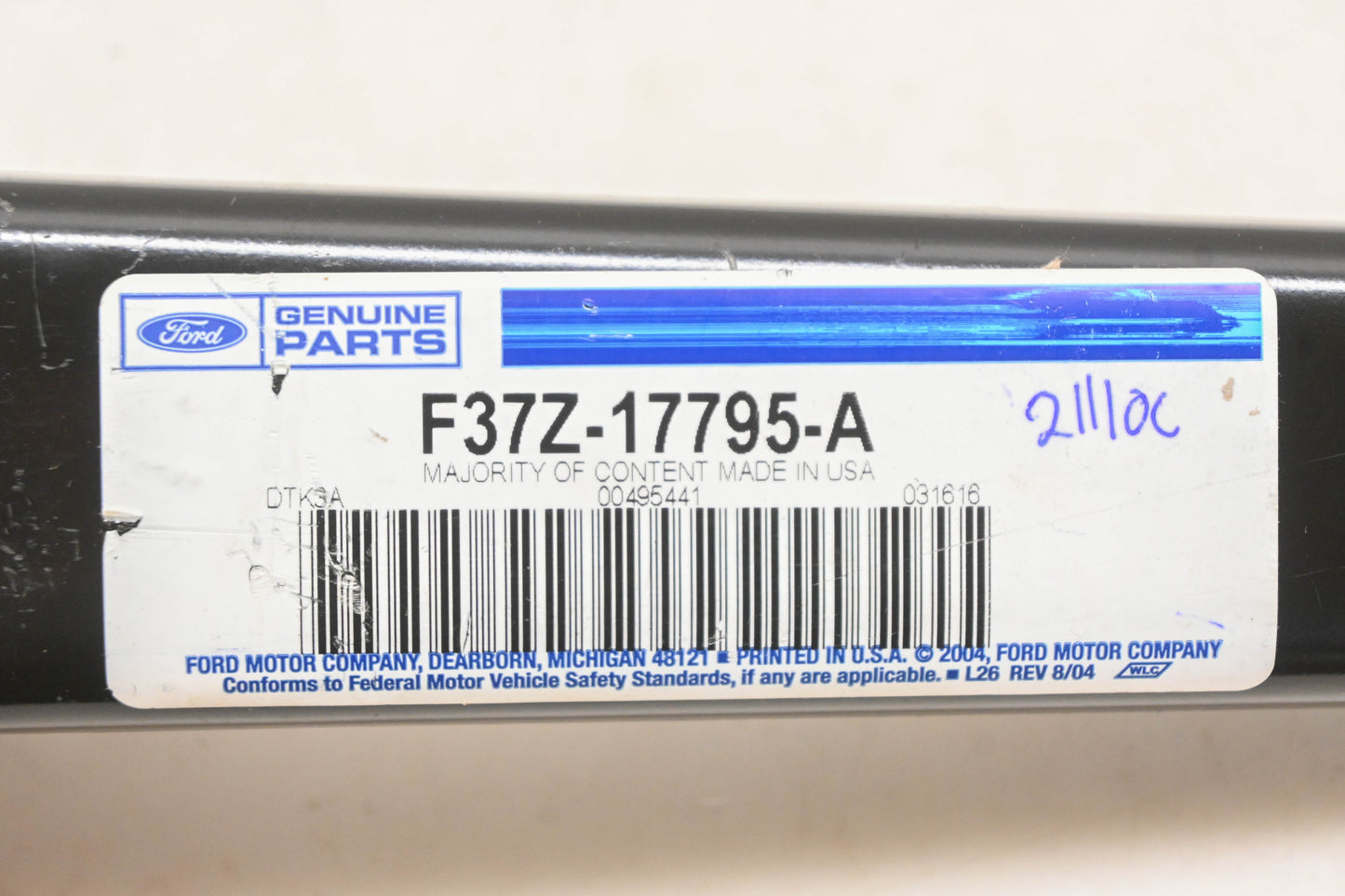 New OEM Ford F37Z-17795-A Rear Right Bumper Outer Bracket NOS