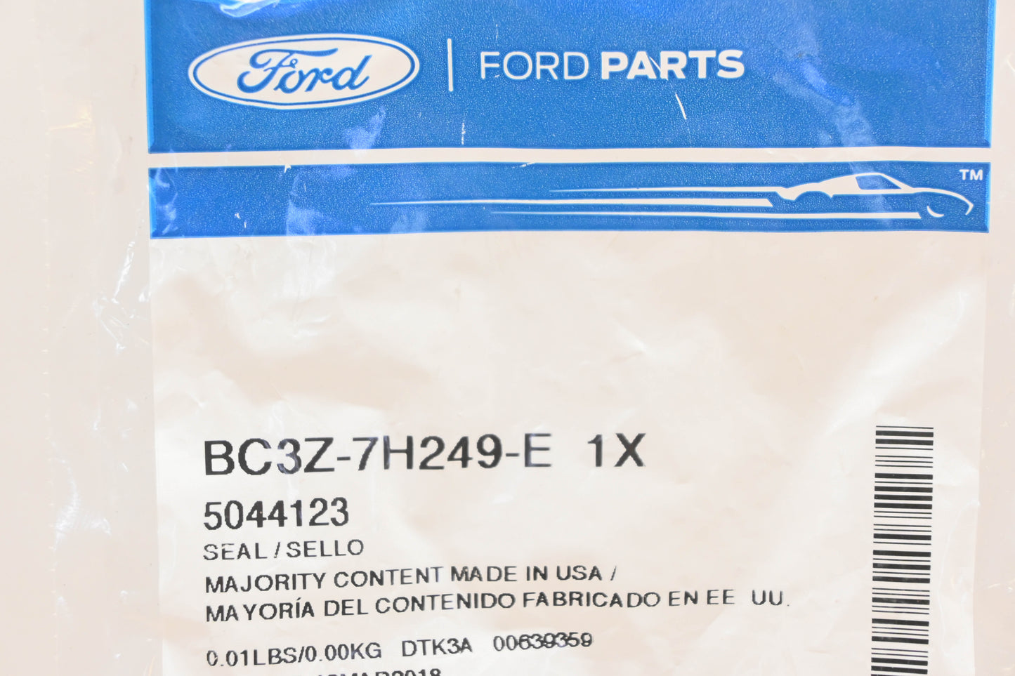 New OEM Ford BC3Z-7H249-E Exhaust Regulator Seal NOS