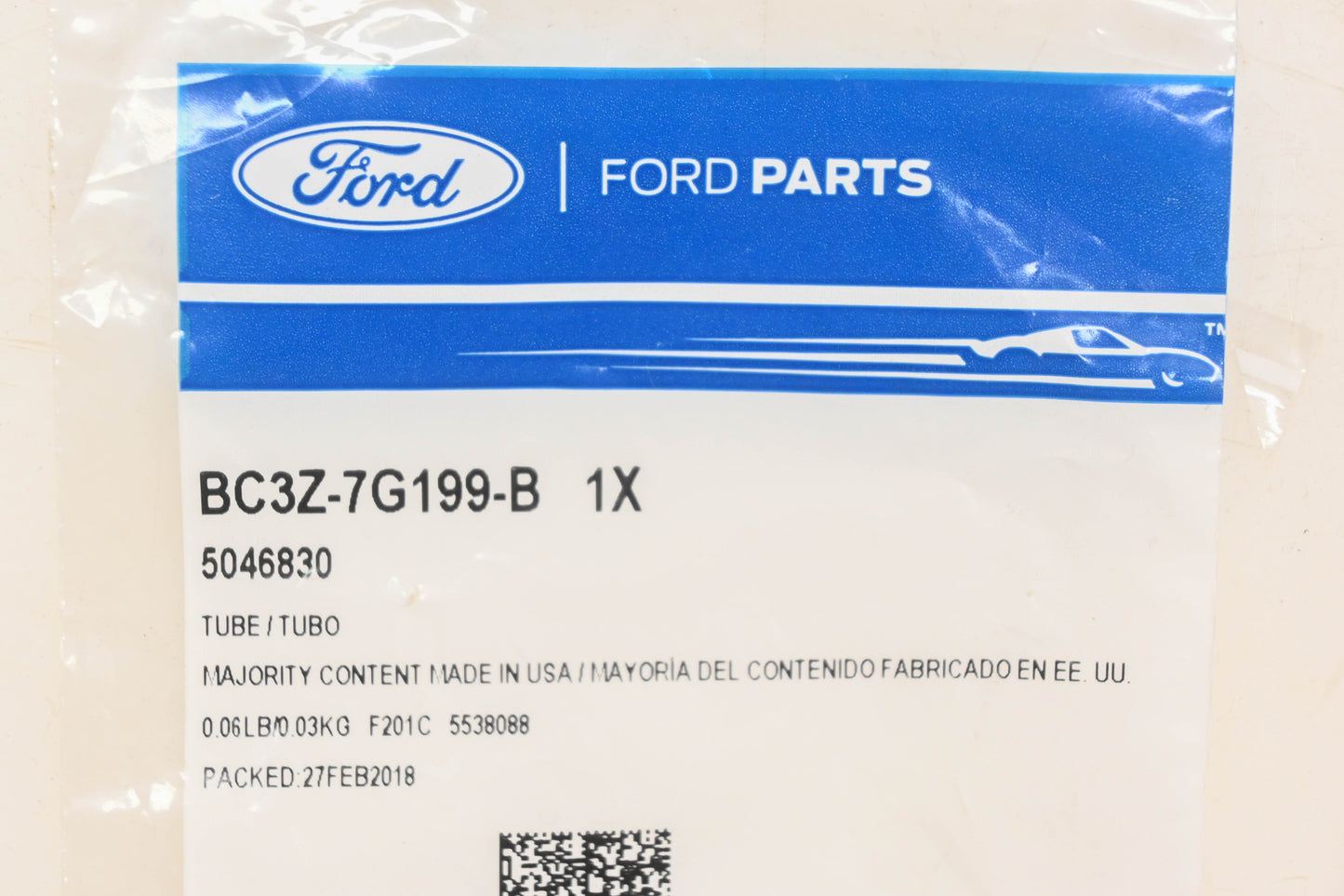 New OEM Ford BC3Z-7G199-B Transmission Tube NOS