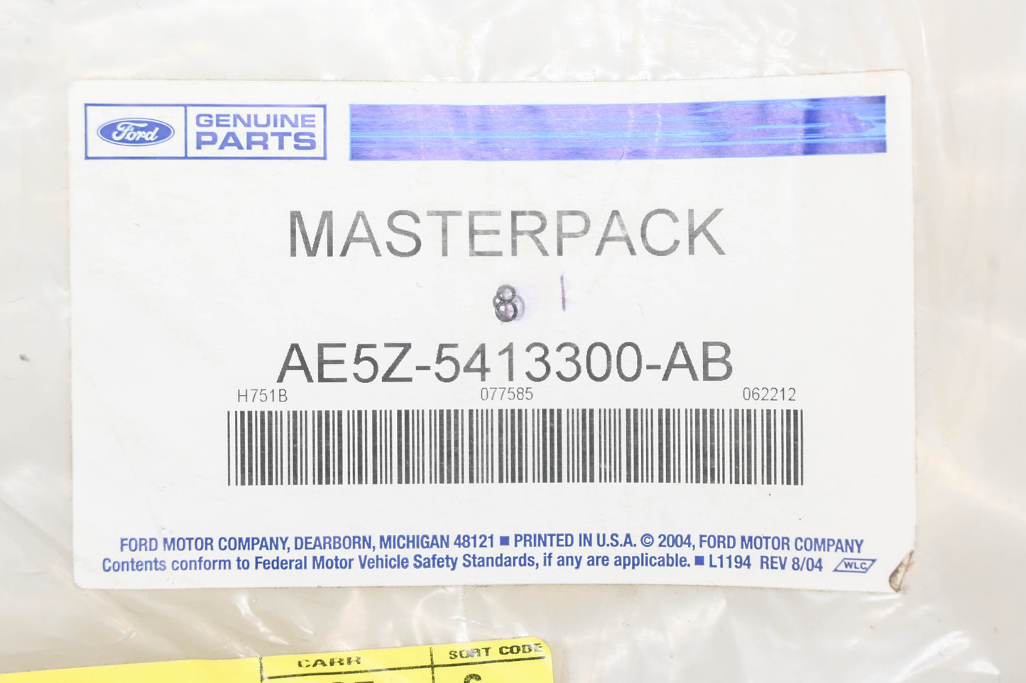 New OEM Ford AE5Z-5413300-AB Floor Mat Kit NOS