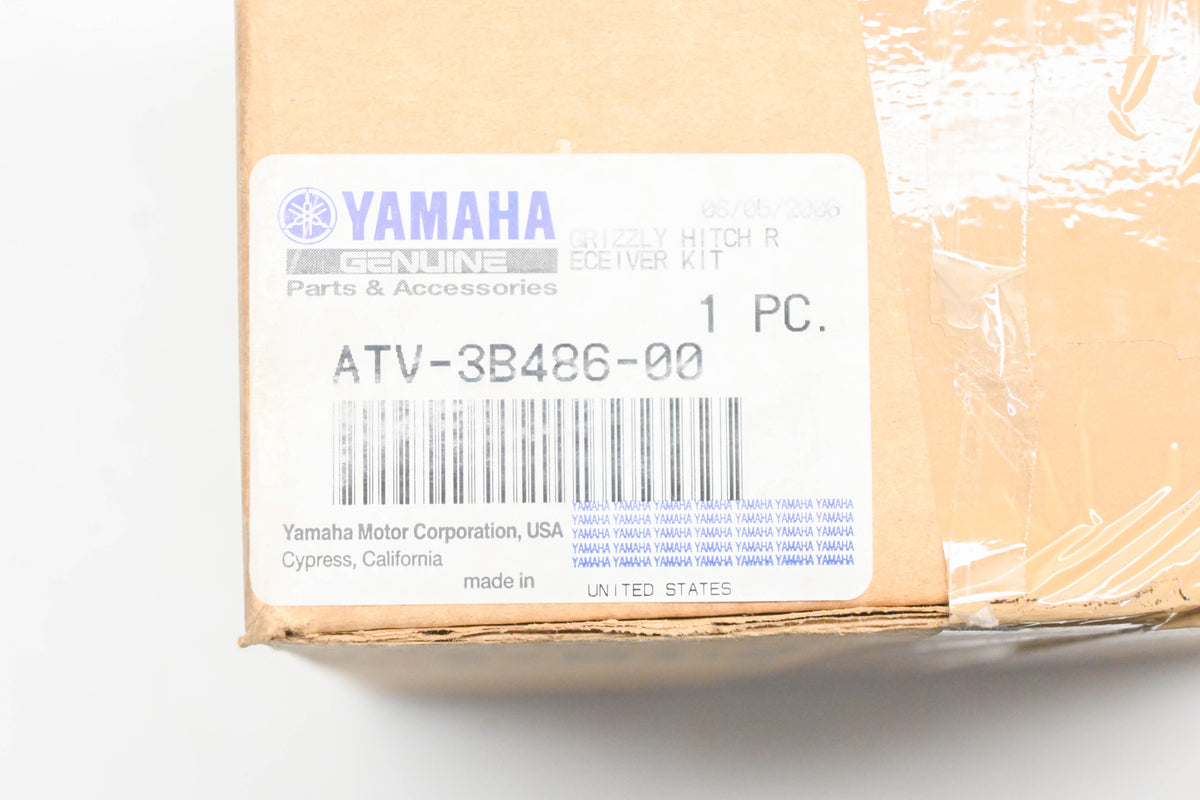 New OEM Yamaha ATV-3B486-00-00, ABA-3B486-00-00 Grizzly 700 Hitch 2" Receiver Kit NOS