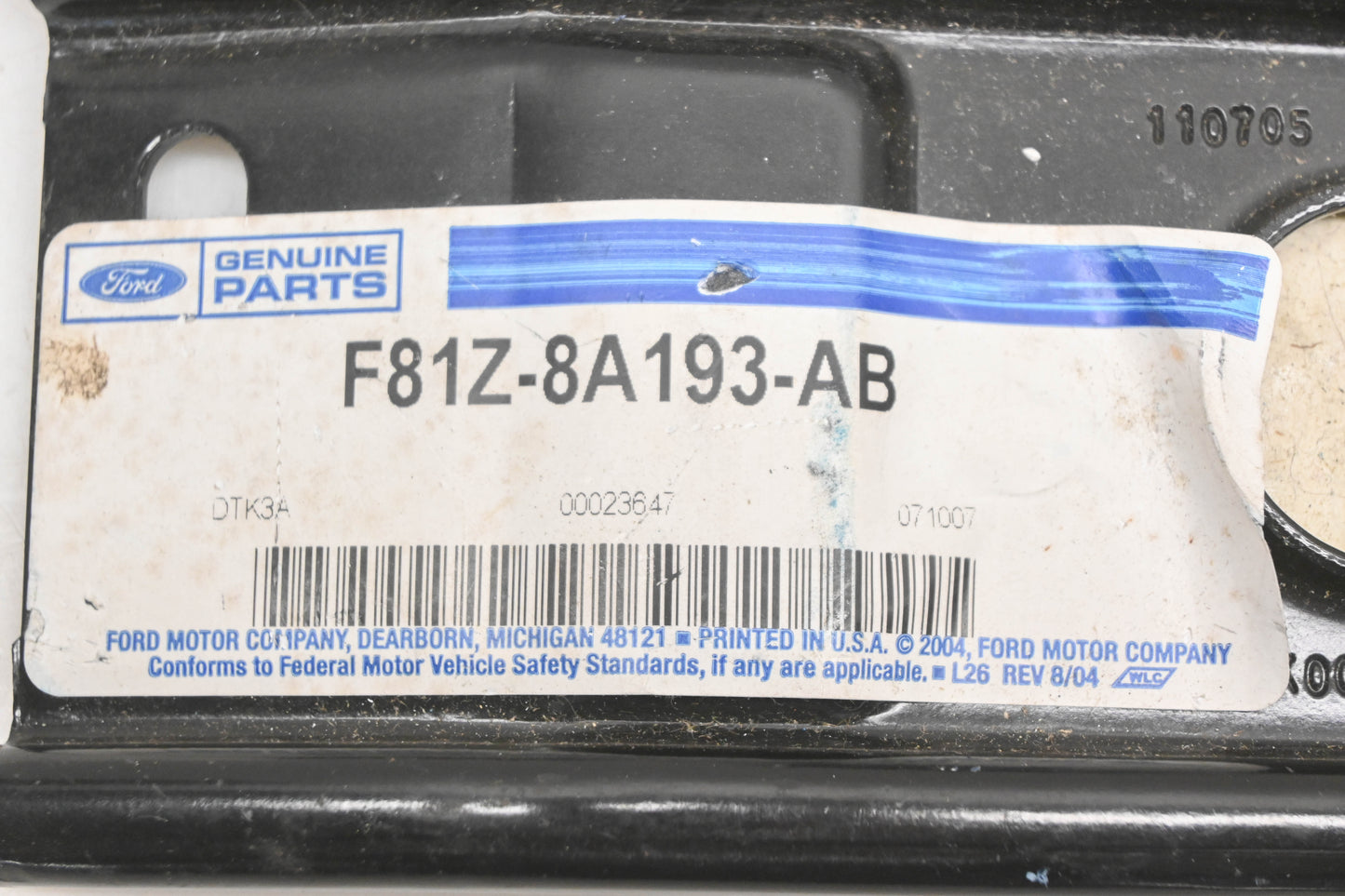 New OEM Ford F81Z-8A193-AB Left Lower Radiator Support Bracket NOS