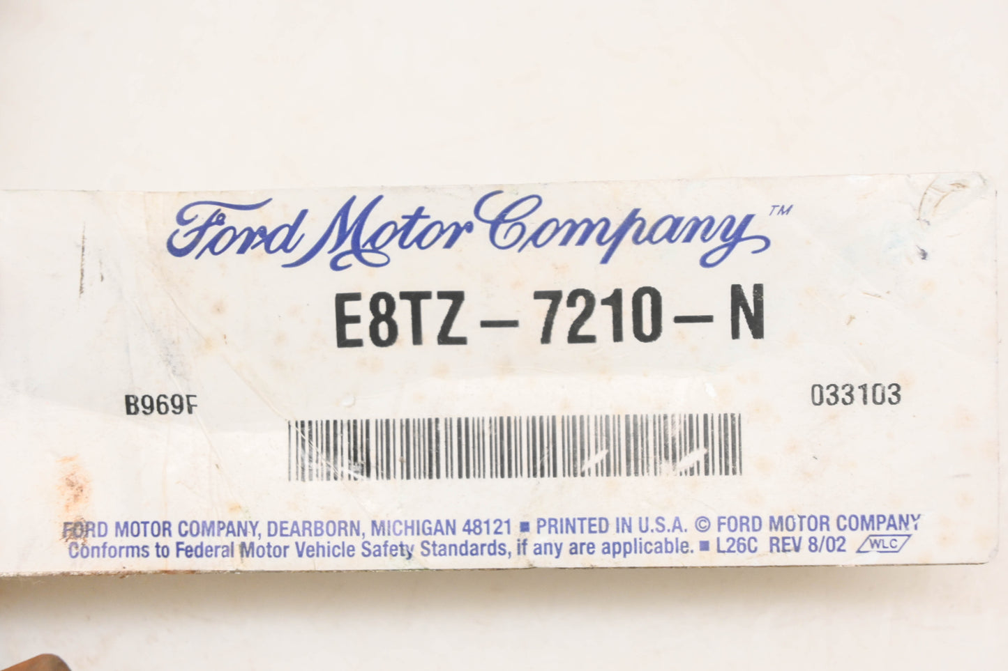 New OEM Ford E8TZ-7210-N Lower Ghear Shift Lever Assembly NOS