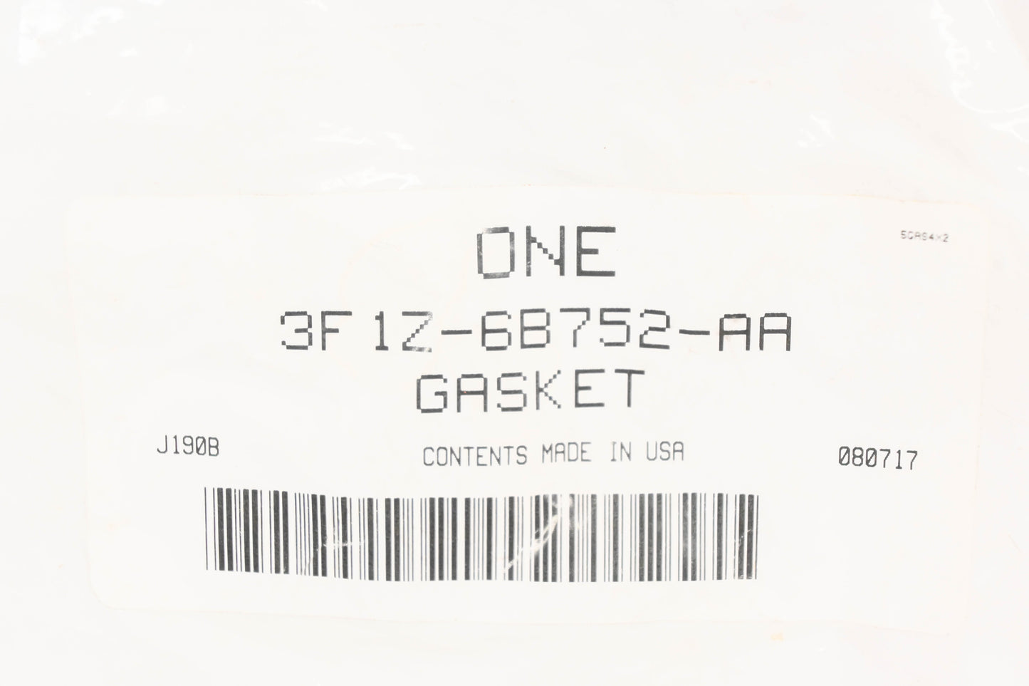 New OEM Ford 3F1Z-6B752-AA Center Valve Cover Gasket NOS
