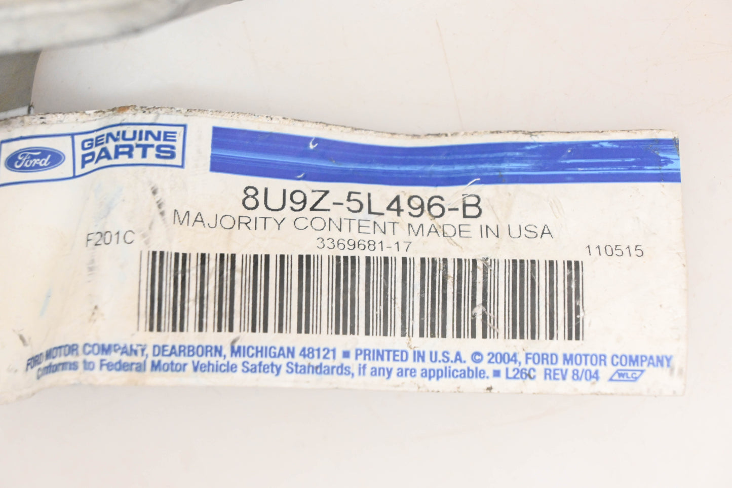 New OEM Ford 8U9Z-5L496-B Rear Suspension Stabilizer Bracket NOS