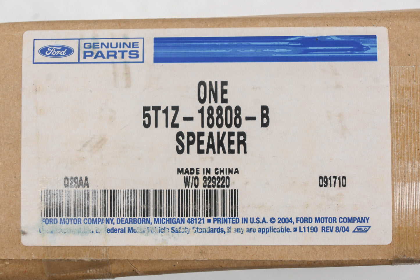 New OEM Ford 5T1Z-18808-B, 5T1T-18808-AA Front Left Door Speaker 20w 4ohm NOS