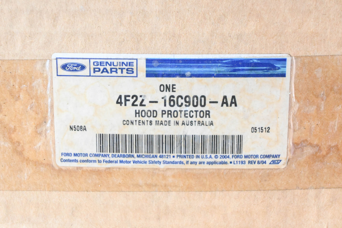 New OEM Ford 4F2Z-16C900-AA Wraparound Hood Deflector Kit NOS