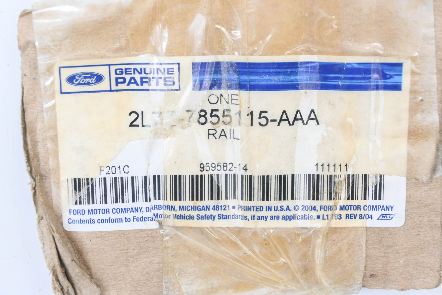 New OEM Ford 2L7Z-7855115-AAA Left Roof Rail NOS