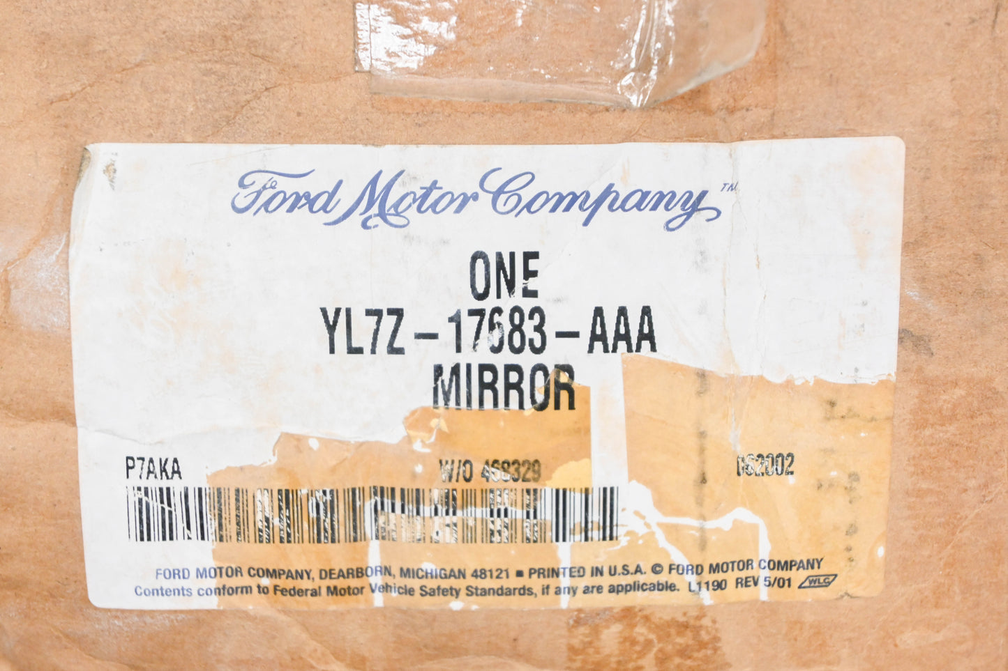 New OEM Ford YL7Z-17683-AAA Left Heated Side Mirror Assembly NOS