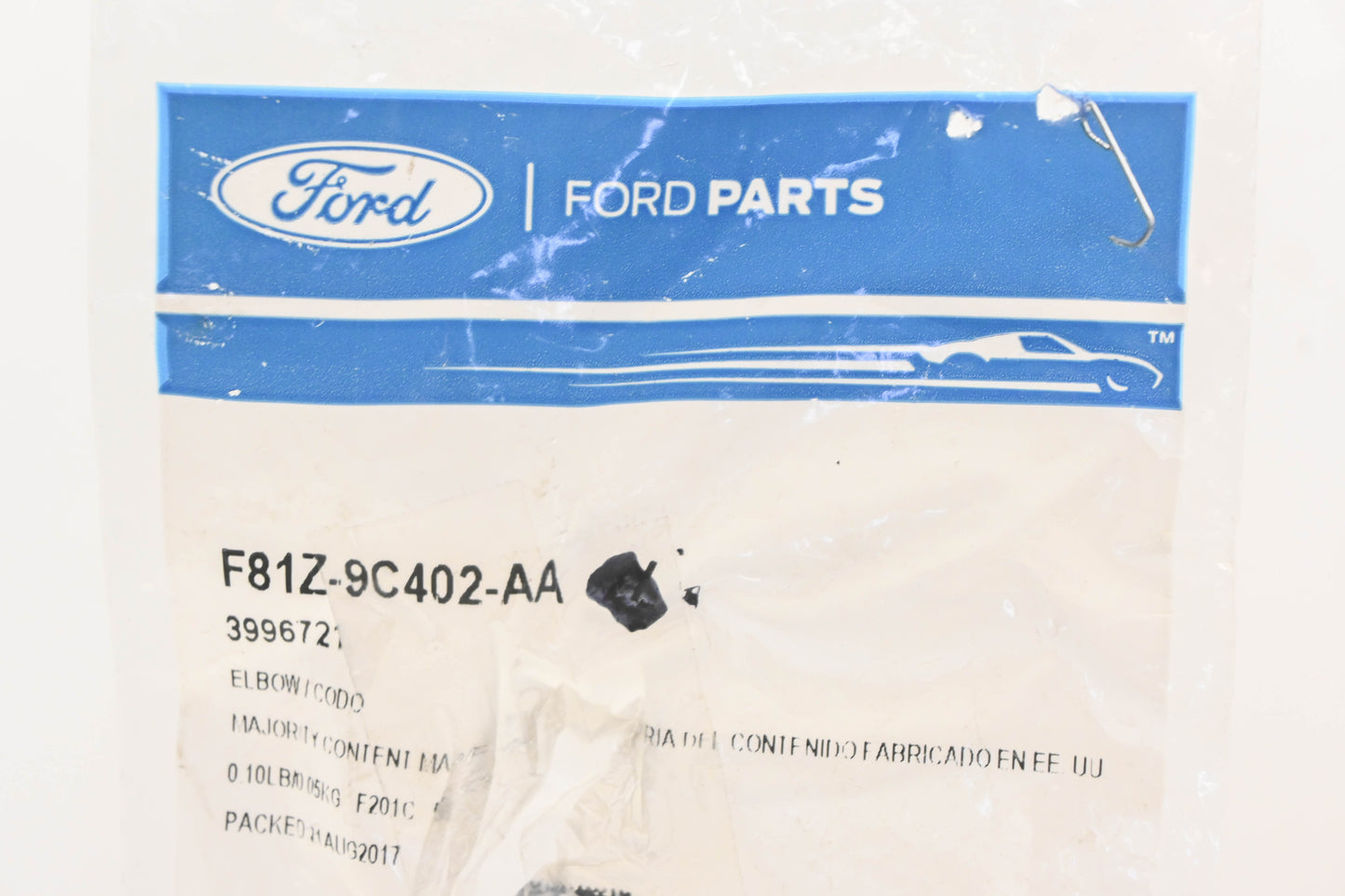 New OEM Ford F81Z-9C402-AA High Pressure Oil Pump Fitting NOS