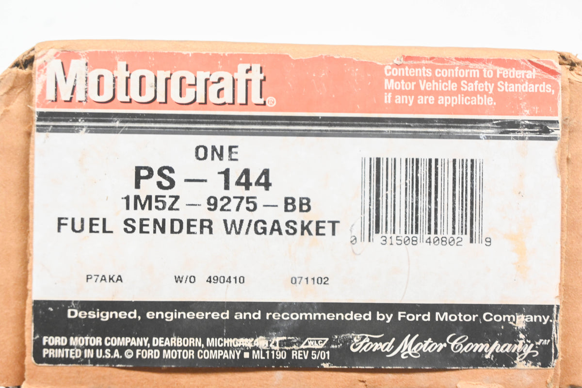 New OEM Motorcraft PS-144, 1M5Z-9275-BB, PS144 Fuel Level Sender Unit NOS