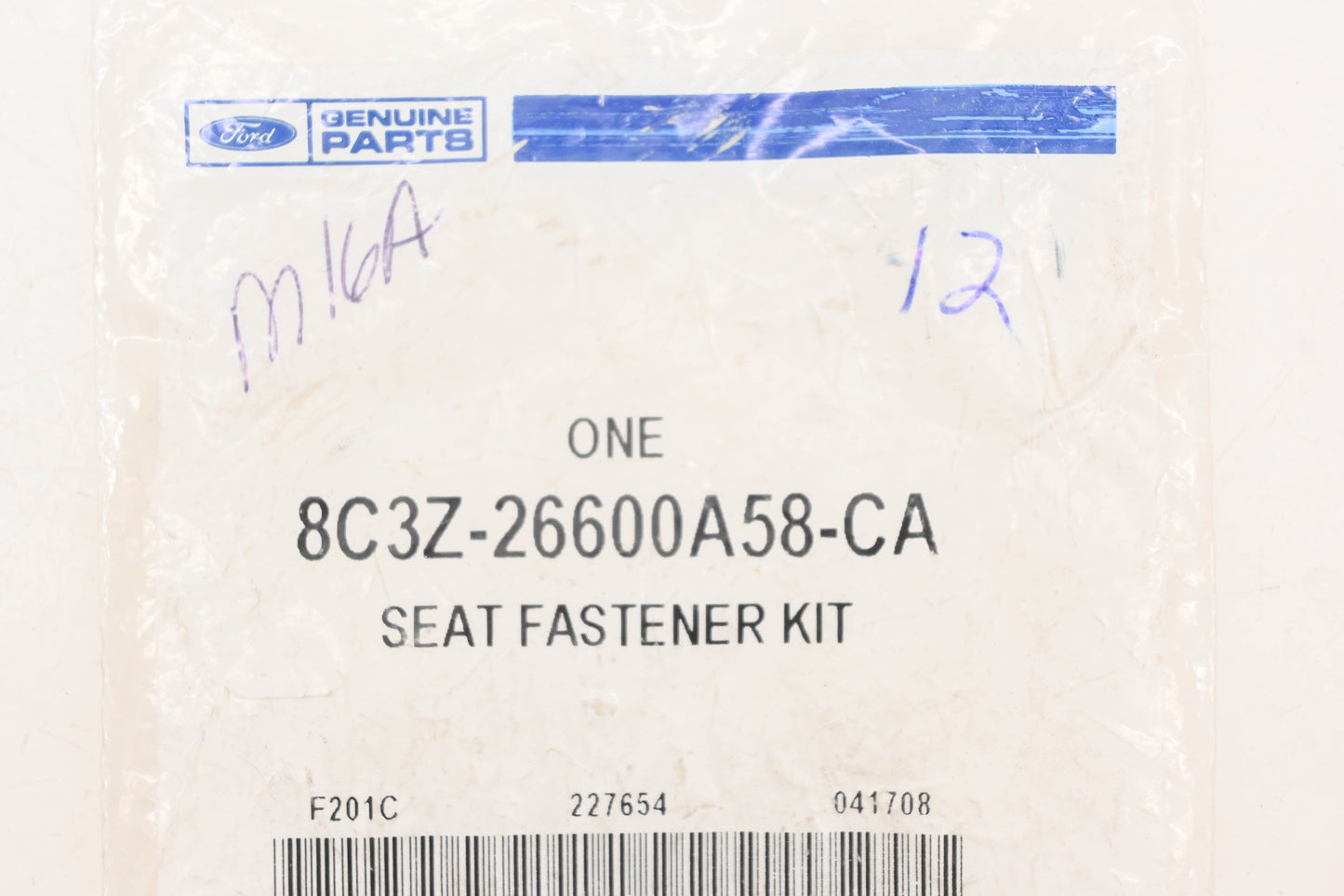 New OEM Ford 8C3Z-26600A58-CA Seat Fastener Kit NOS