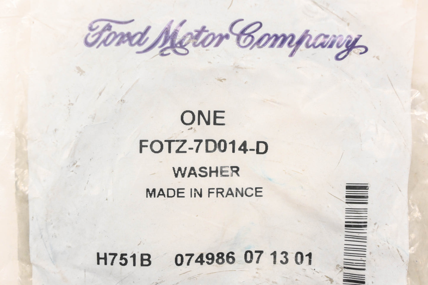 New OEM Ford FOTZ-7D014-D Thrust Washer NOS