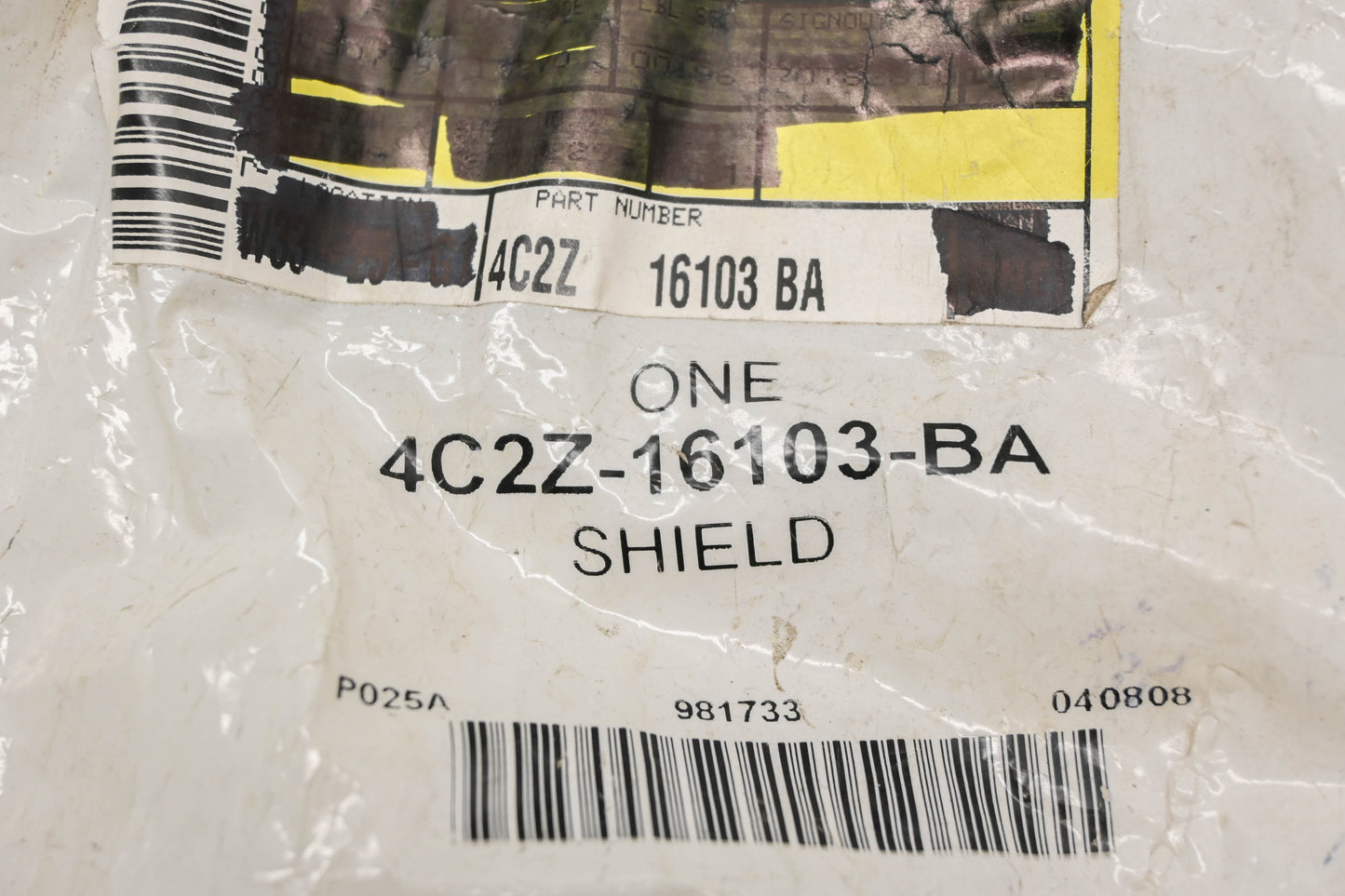 New OEM Ford 4C2Z-16103-BA Front Left Fender Splash Shield NOS