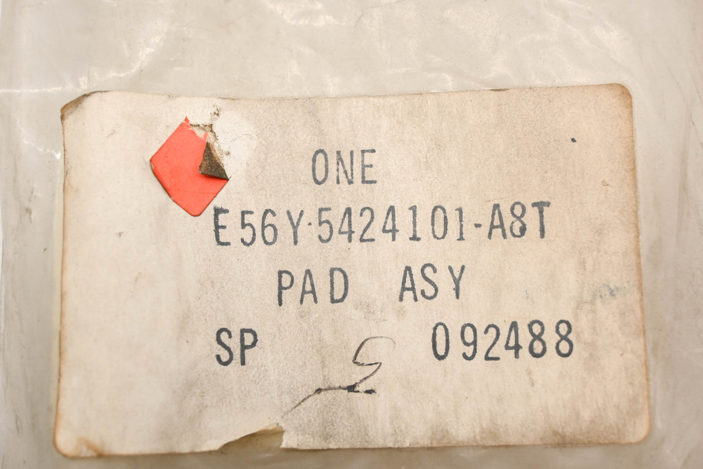 New OEM Ford E56Y-5424101-A8T Pad Assembly NOS