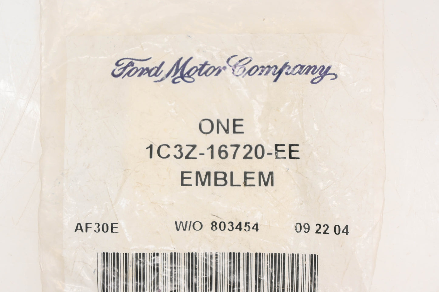 New OEM Ford 1C3Z-16720-EE Triton V10 Emblem NOS