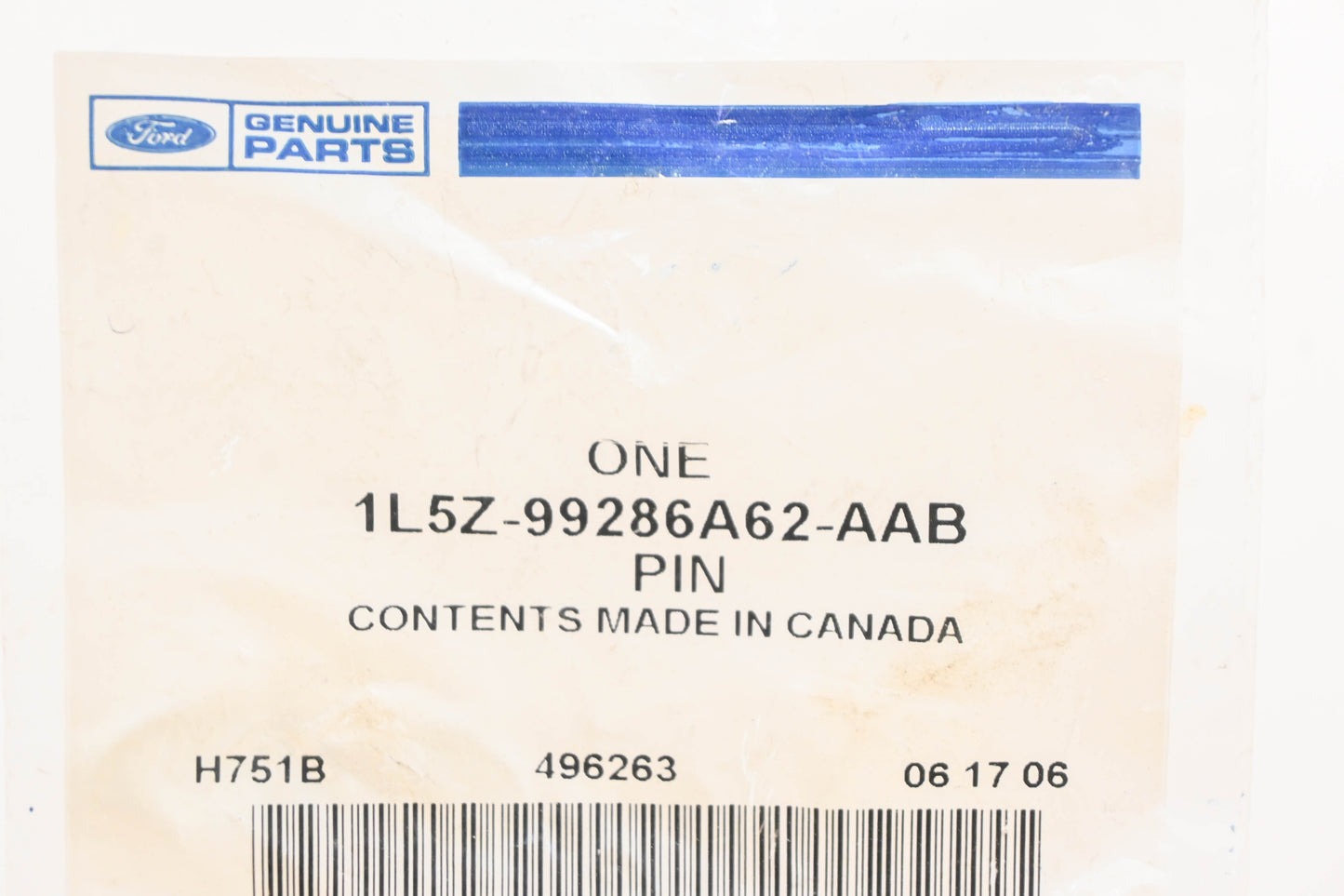 New OEM Ford 1L5Z-99286A62-AAB Retaining Pin NOS