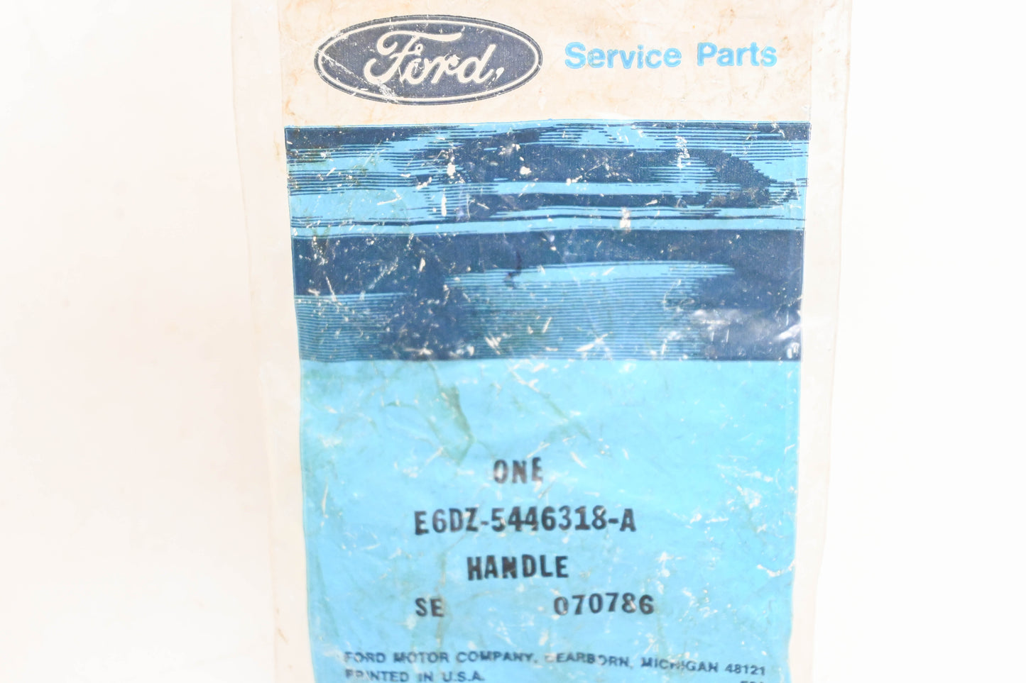 New OEM Ford E6DZ-5446318-A Trunk Release Handle Knob NOS