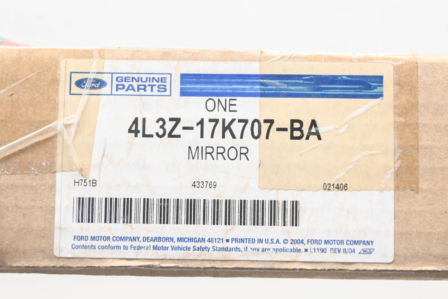 New OEM Ford 4L3Z-17K707-BA Arabic Right Side Mirror NOS
