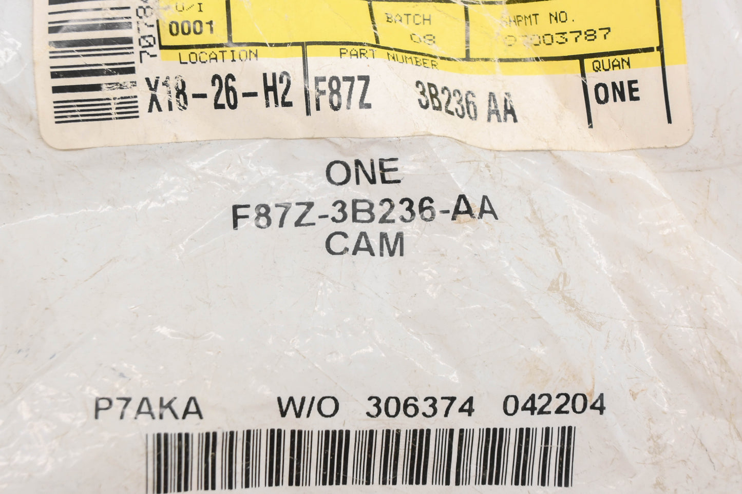 New OEM Ford F87Z-3B236-AA Alignment Camber Adjusting Eccentric Bolt NOS