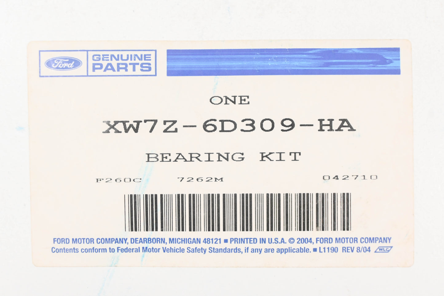 New OEM Ford XW7Z-6D309-HA Bearing Kit NOS