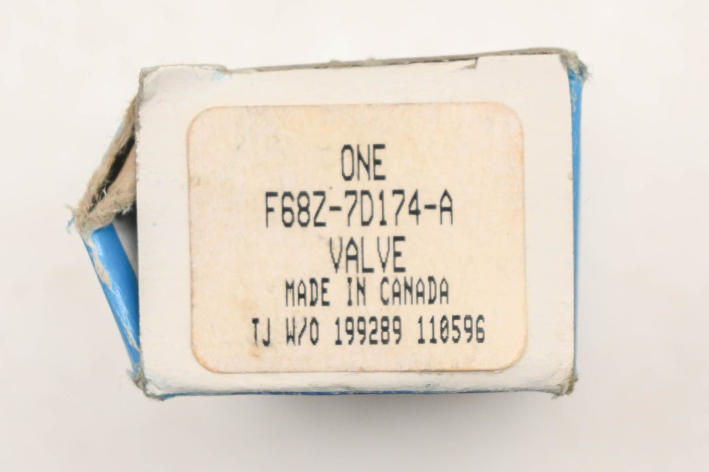 New OEM Ford F68Z-7D174-A Oil Cooler Bypass Valve NOS