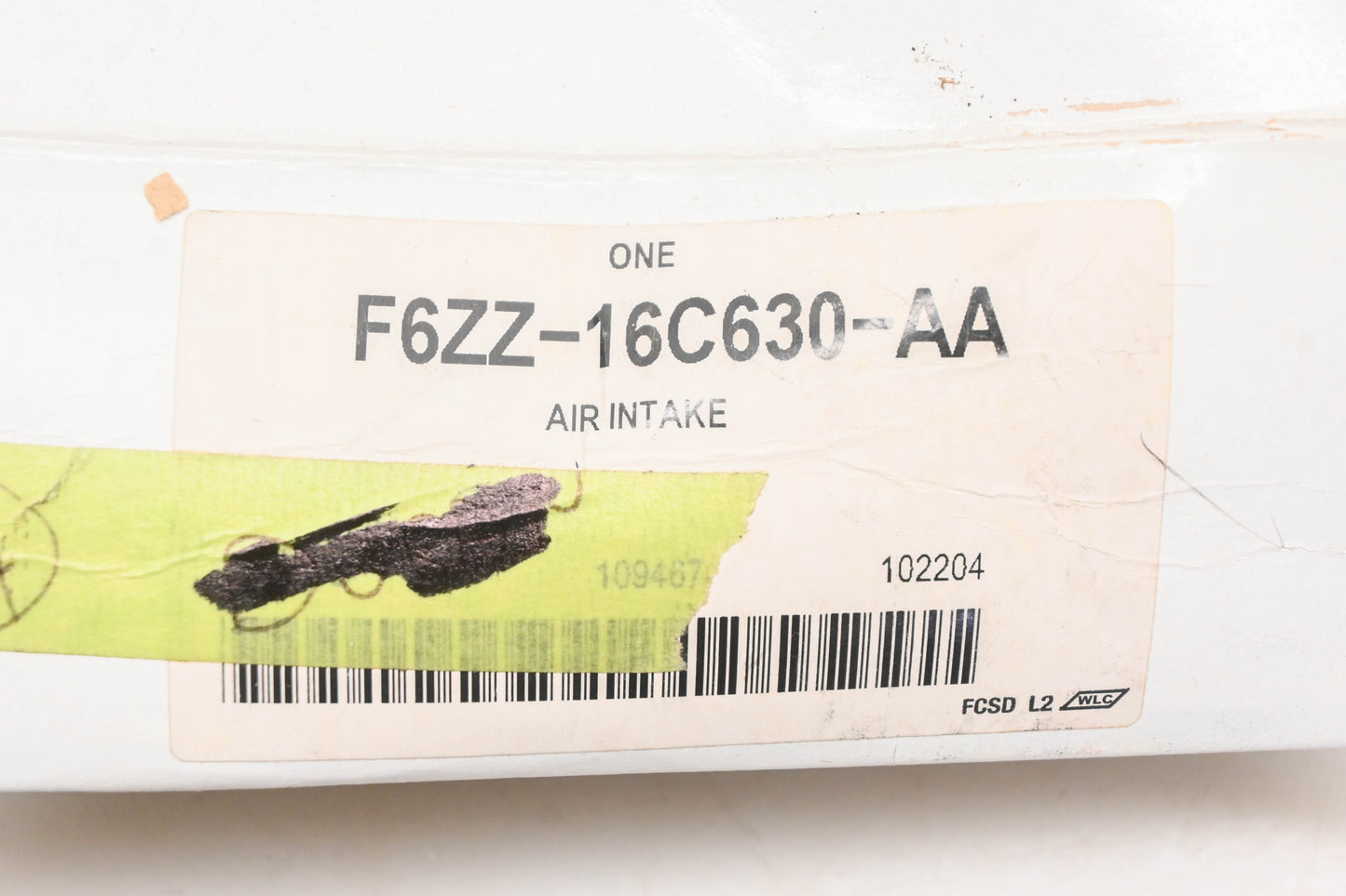 New OEM Ford F6ZZ-16C630-AA Right Air Intake Scoop NOS