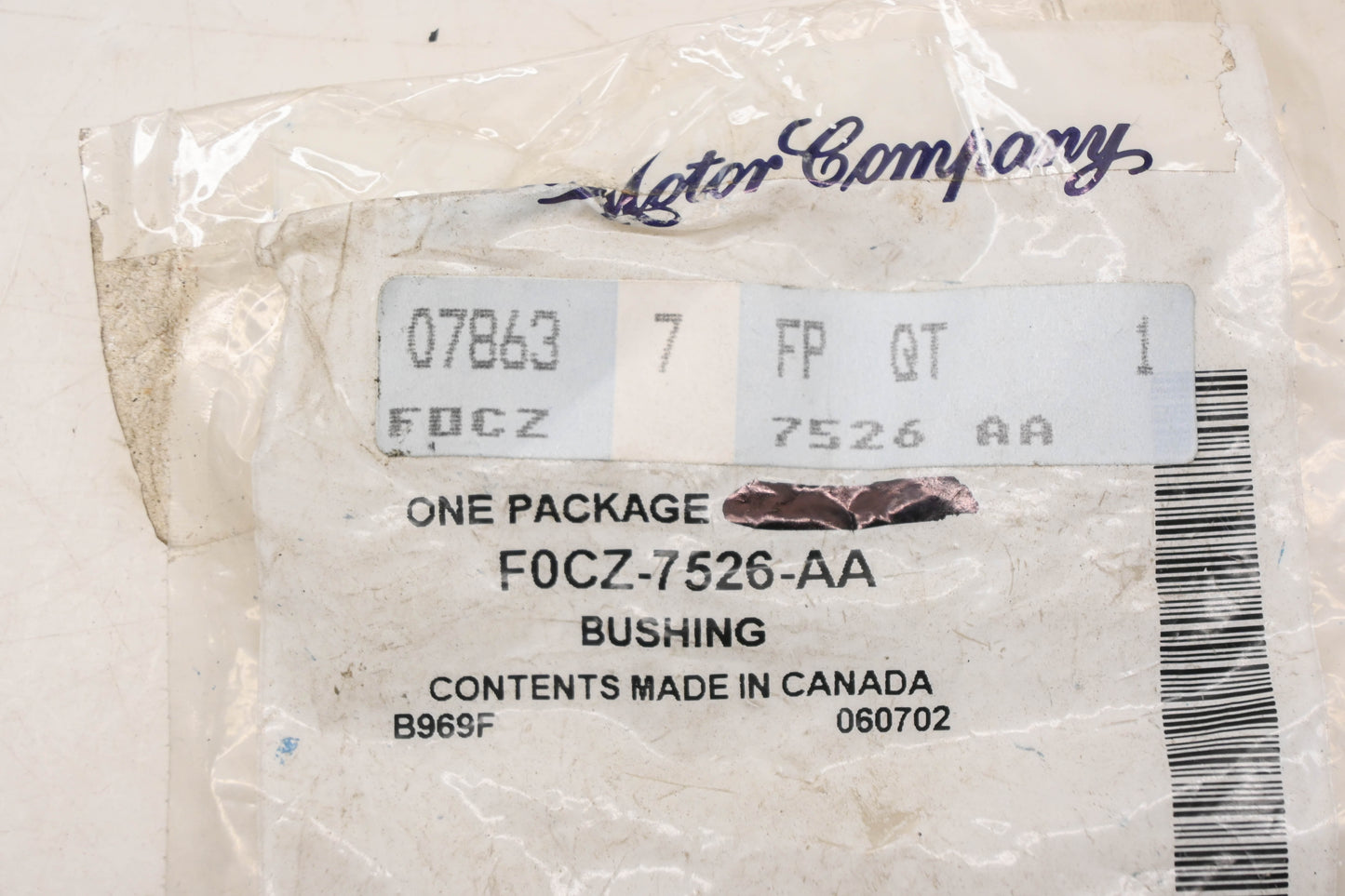 New OEM Ford FOCZ-7526-AA Bushing NOS