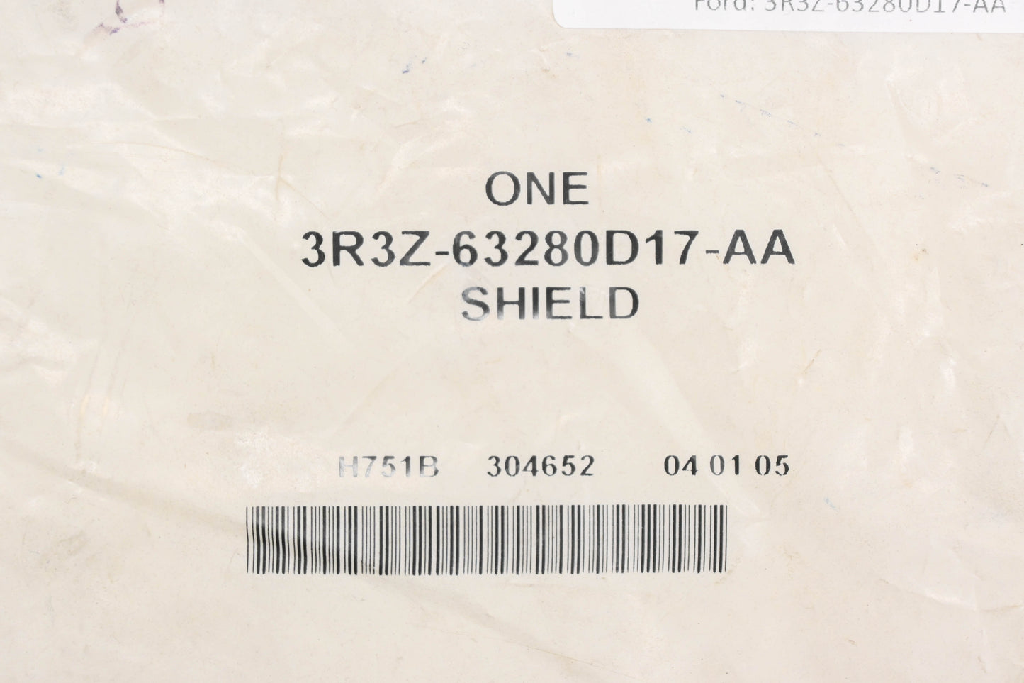New OEM Ford 3R3Z-63280D17-AA Shield NOS