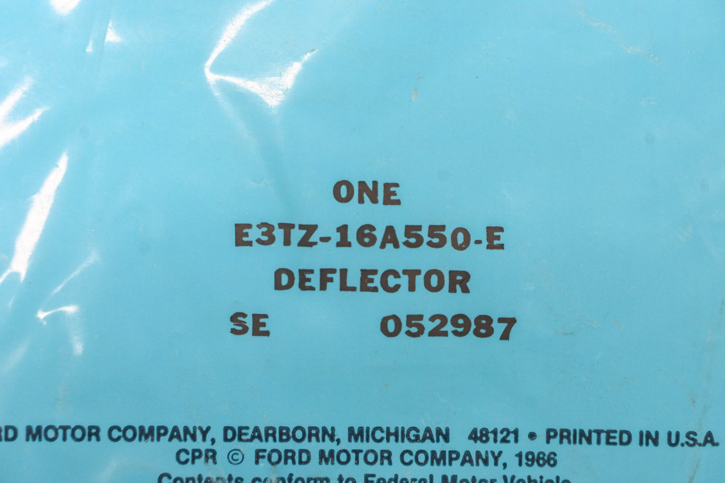 New OEM Ford E3TZ-16A550-E Ranger Splash Shield Cover Deflector NOS