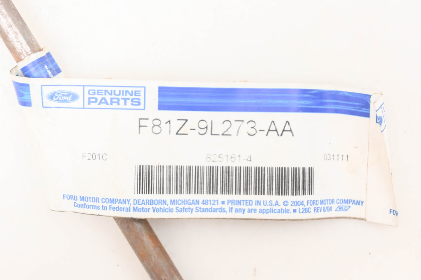 New OEM Ford F81Z-9L273-AA Fuel Bowl Drain Line Pipe Tube NOS