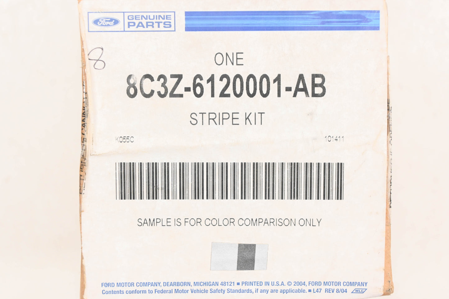 New OEM Ford 8C3Z-6120001-AB Front Left Wheelarch Decal NOS