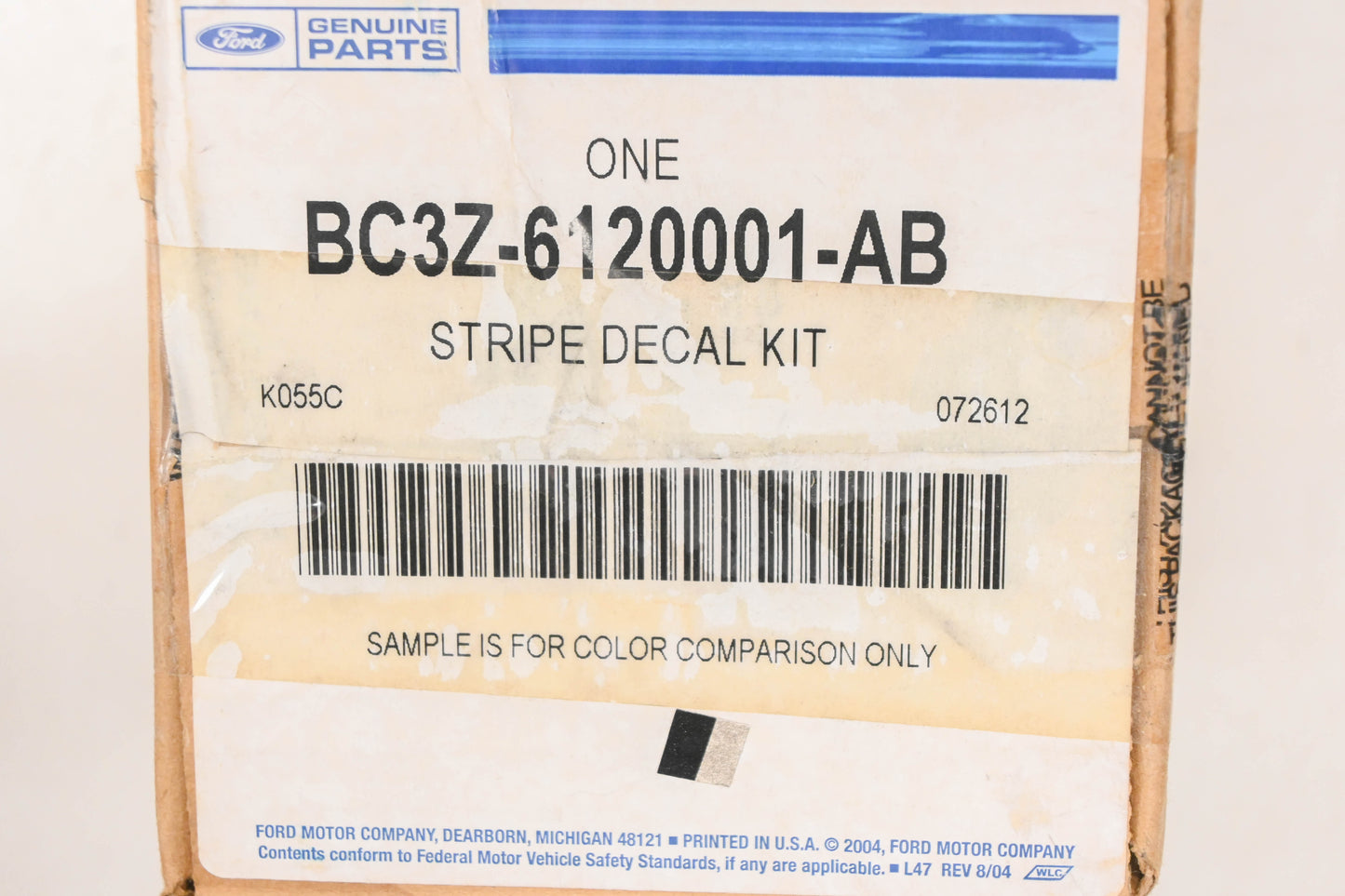 New OEM Ford BC3Z-6120001-AB Left Side Stripe Decal Kit NOS