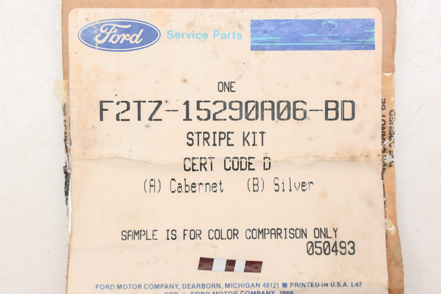 New OEM Ford F2TZ-15290A06-BD Stripe Decal Kit NOS