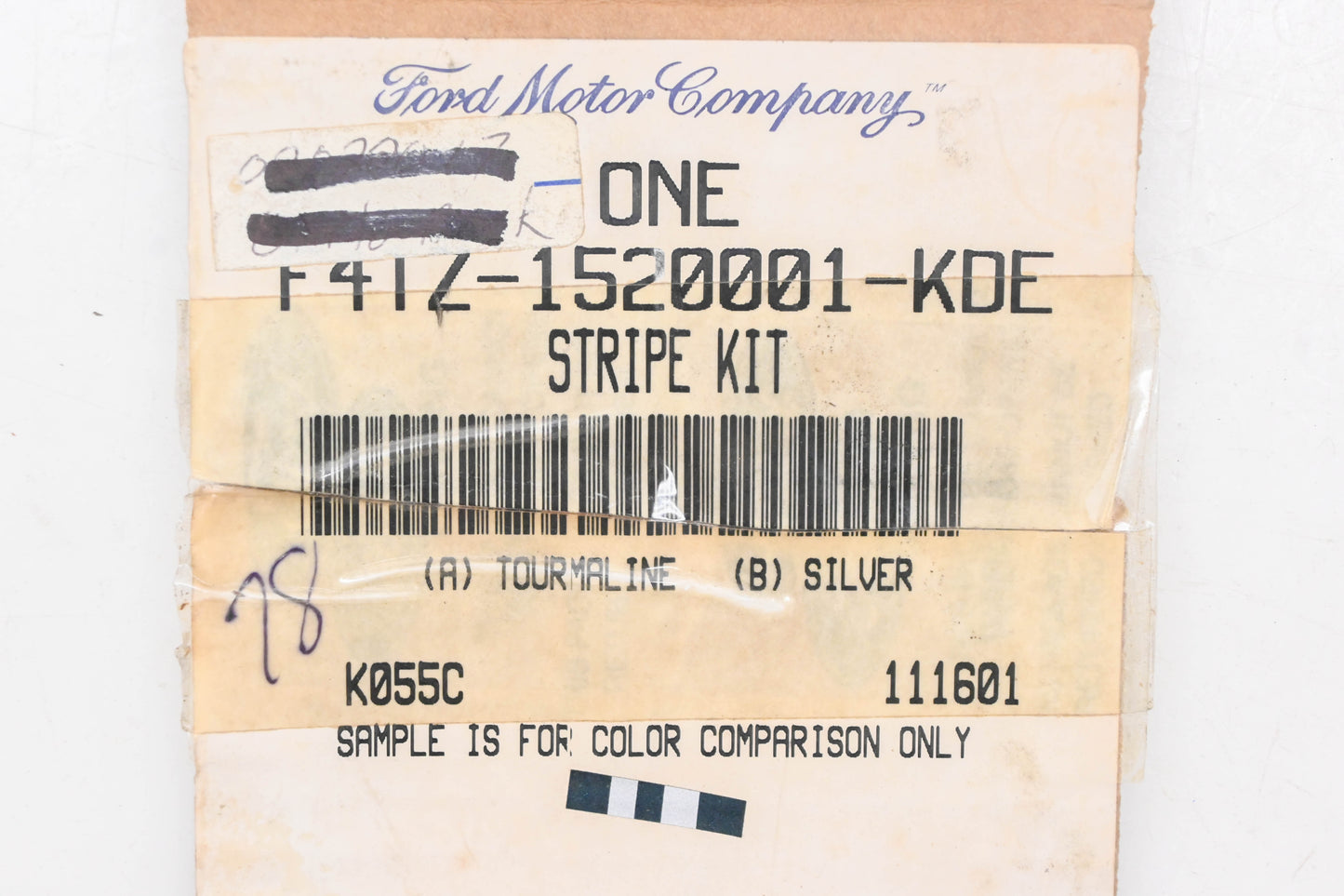 New OEM Ford F4TZ-1520001-KDE Left Side Stripe Decal Kit NOS