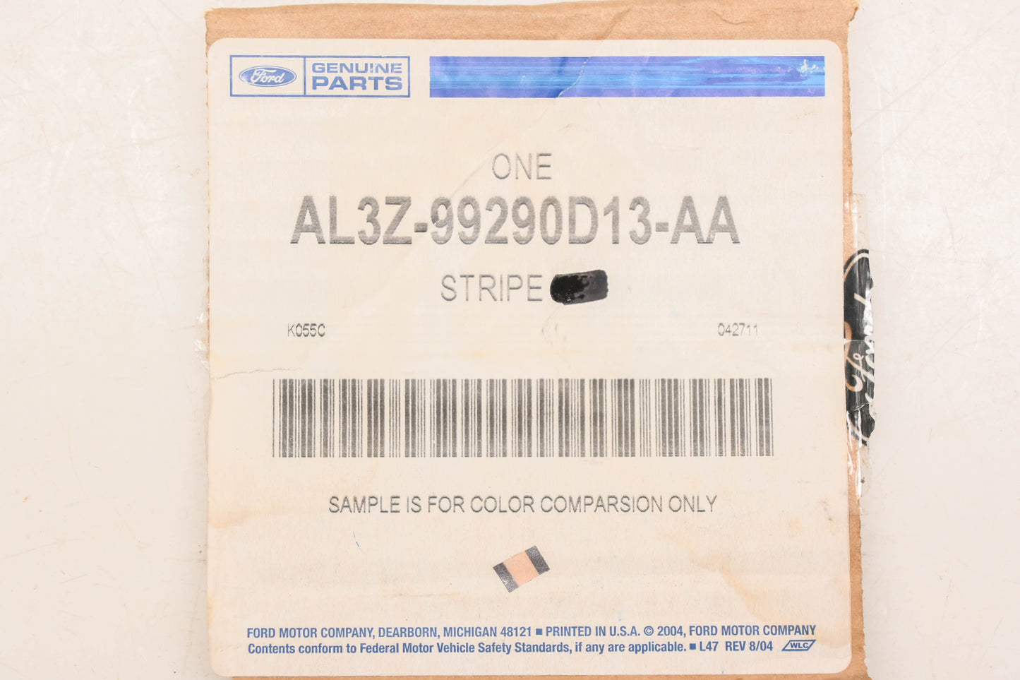 New OEM Ford AL3Z-99290D13-AA Left Side Stripe Decal NOS