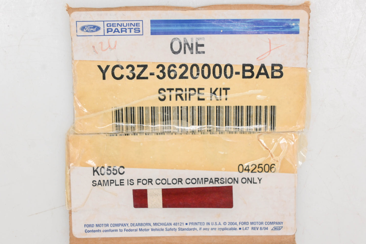 New OEM Ford YC3Z-3620000-BAB Stripe Decal Kit NOS