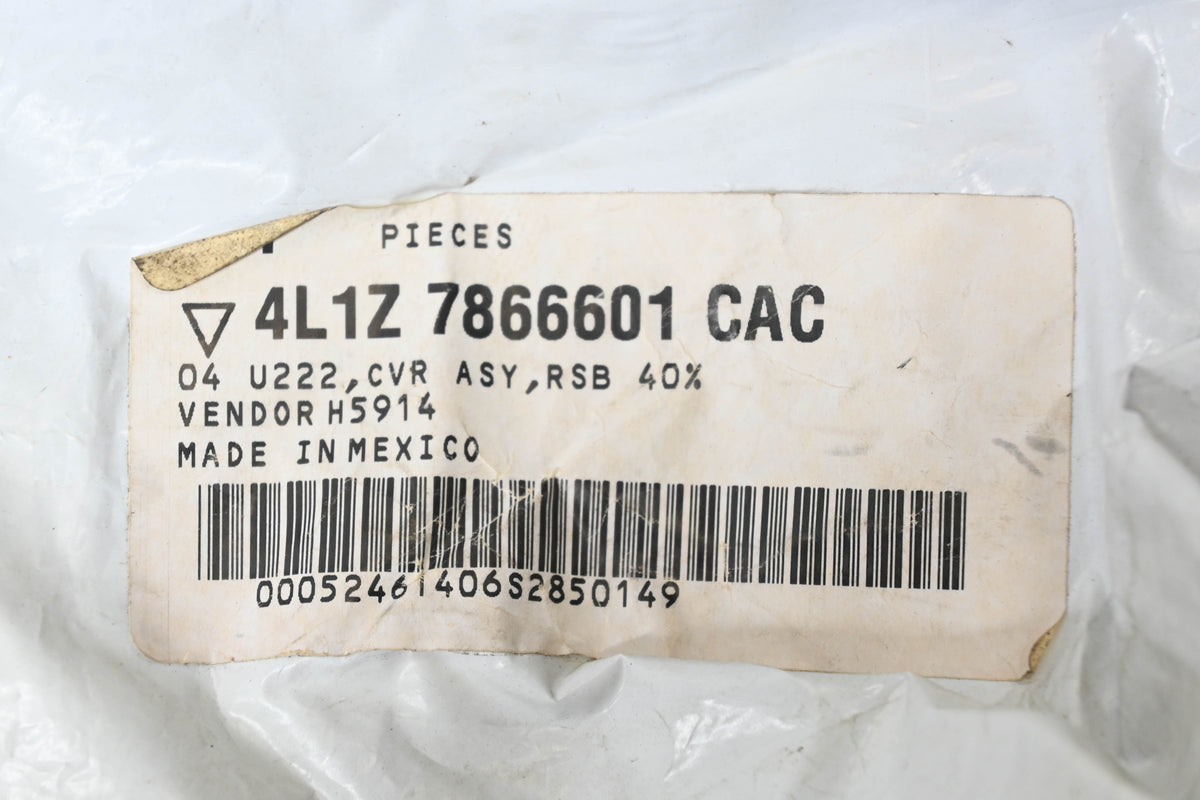 New OEM Ford 4L1Z-7866601-CAC Rear Left Seat Back Cushion Cover NOS