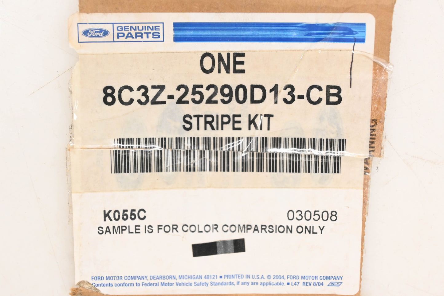 New OEM Ford 8C3Z-25290D13-CB Left Side Stripe Decal Kit NOS