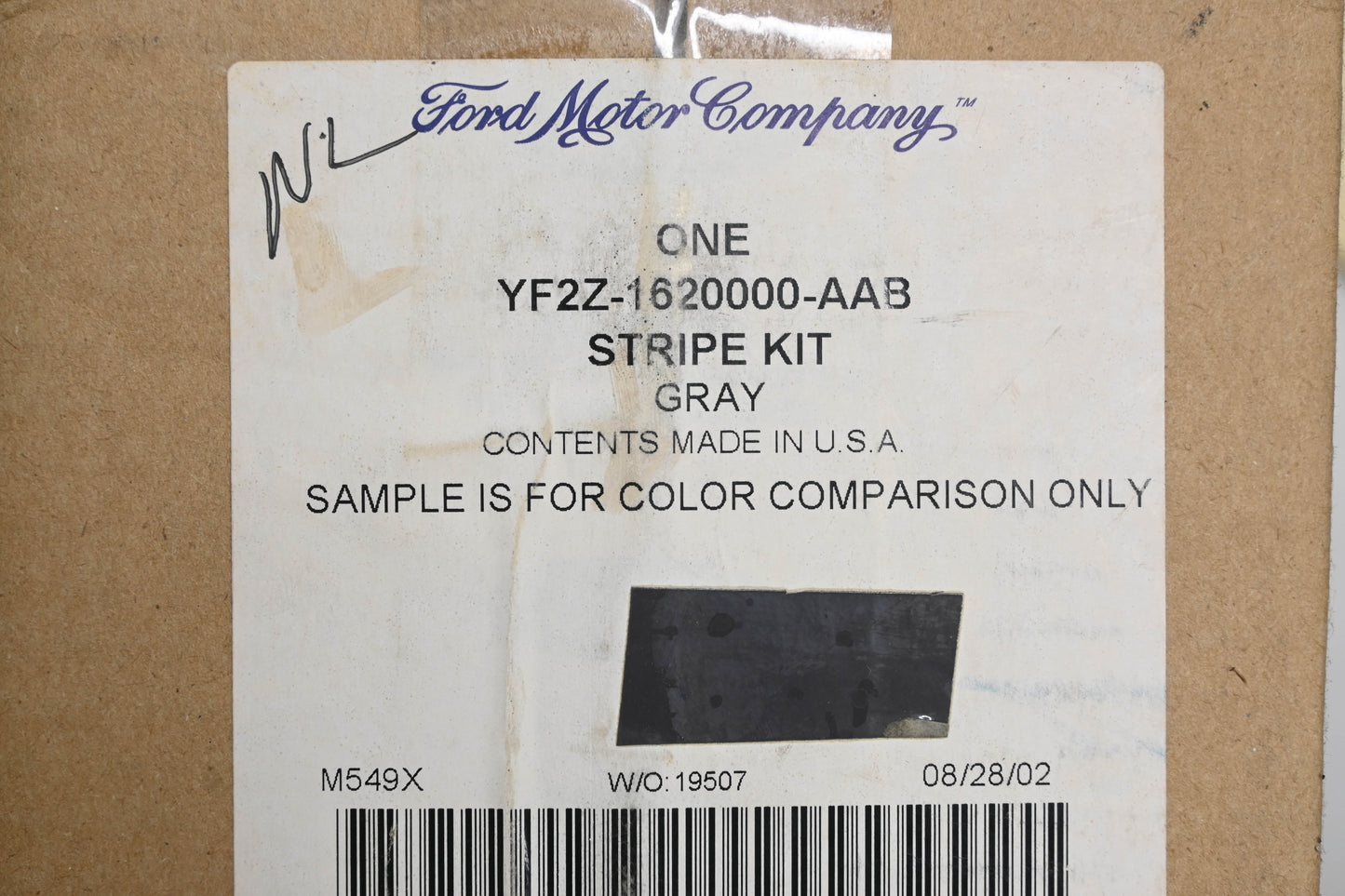 New OEM Ford YF2Z-1620000-AAB Right Side Stripe Decal NOS