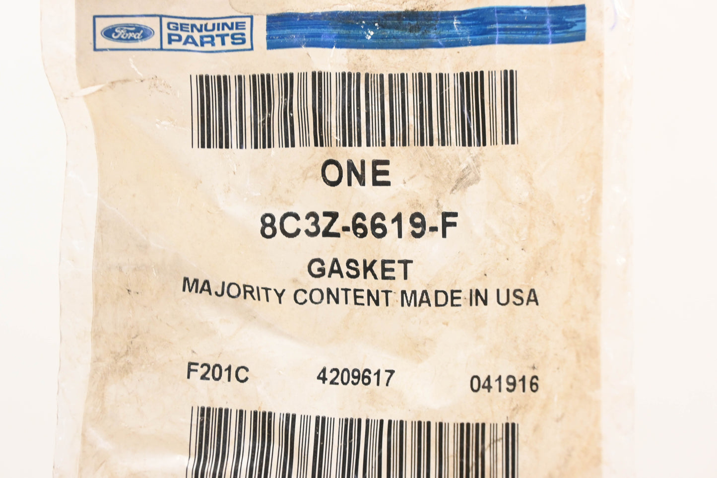 New OEM Ford 8C3Z-6619-F Oil Cooler Gasket NOS