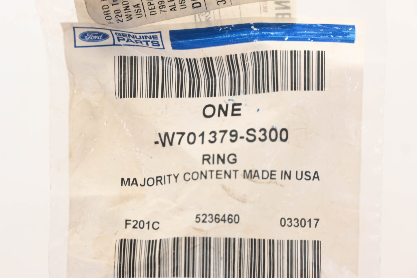 New OEM Ford W701379-S300 Coolant Thermostat Housing Ring NOS