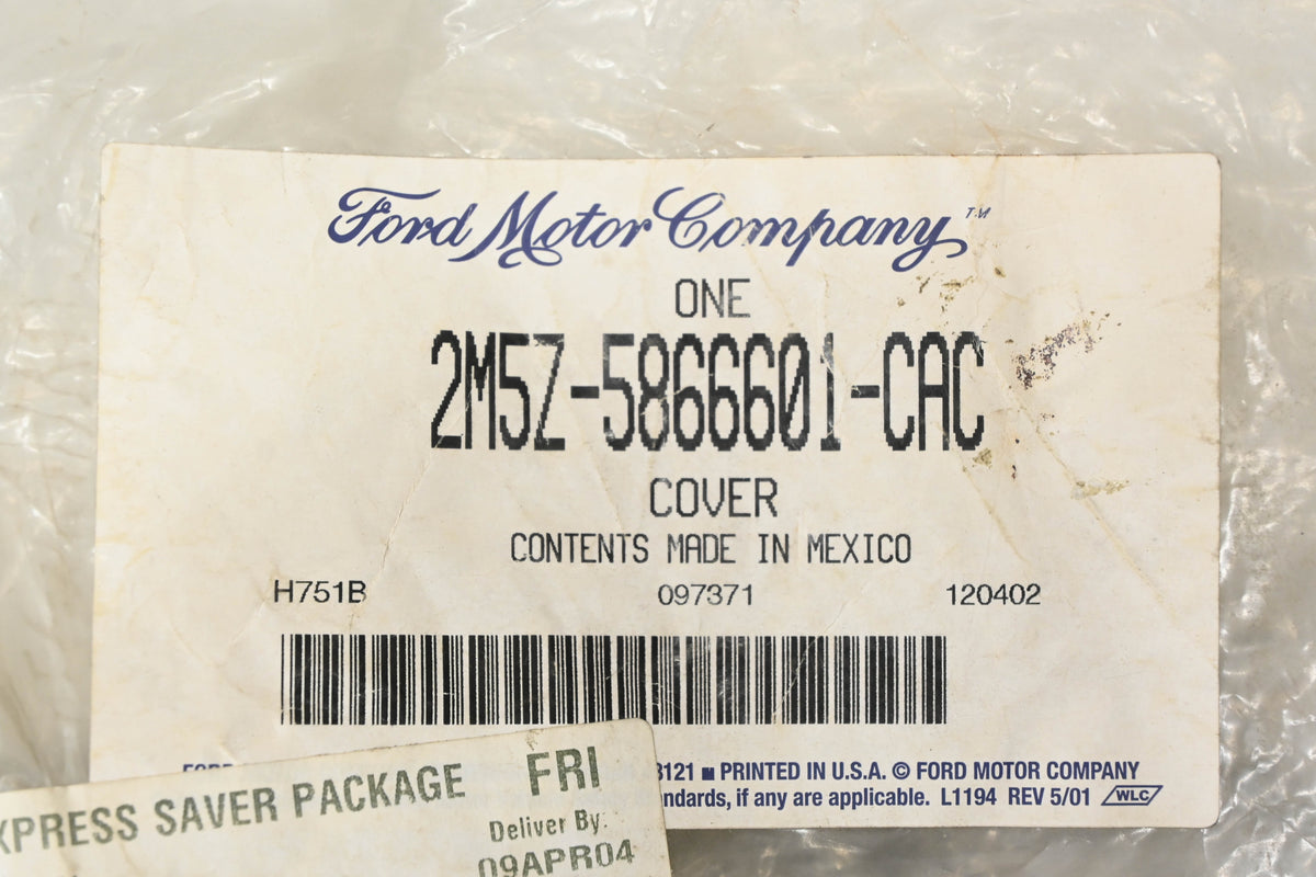 New OEM Ford 2M5Z-5866601-CAC Rear Left Seat Back Cushion Cover NOS